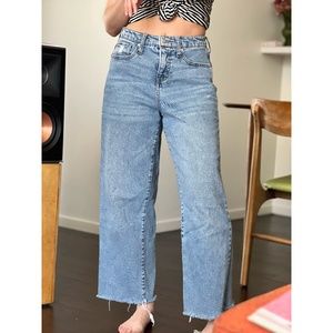 Wild Fable Wide Leg Cropped Jeans Size 0